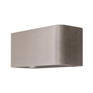 Lampenkap Khaky rechthoek (Italian Velvet -  0558 Khaki)