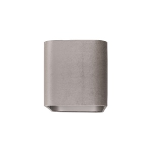 Lampenkap Khaky rechthoek (Italian Velvet -  0558 Khaki)