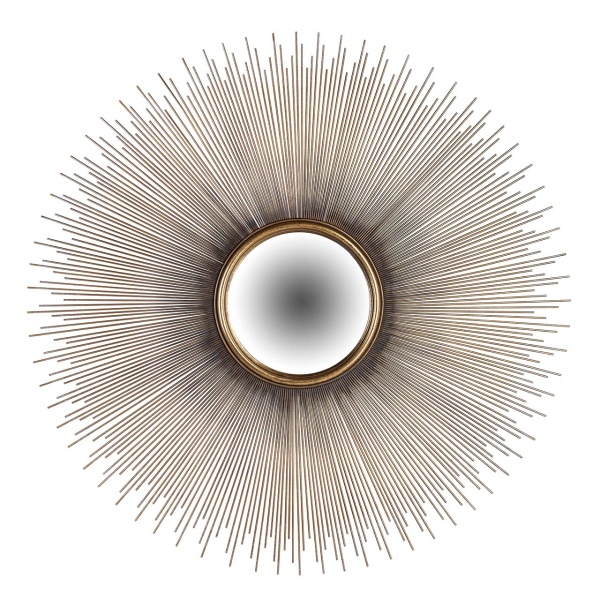 Spiegel Cass rond (Gold)
