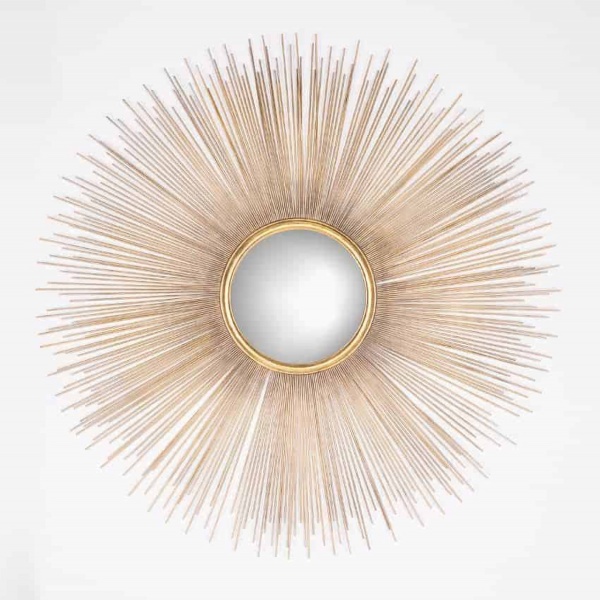Spiegel Cass rond (Gold)