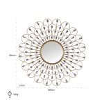 Spiegel Pauwel (Gold)