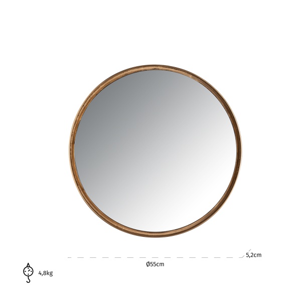 Spiegel Maud medium (Gold)