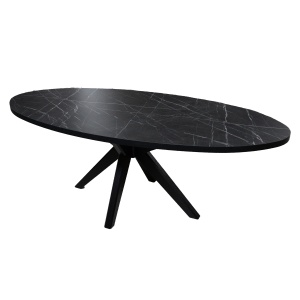 Eettafel Morgane Ovaal Marmerprint 220