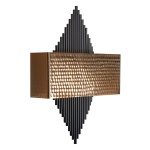 Wandlamp Loua (Black/gold)