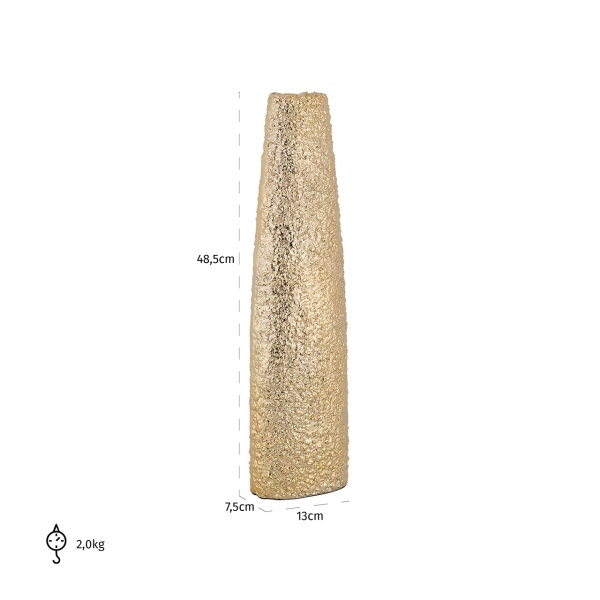 Vaas Milano goud groot (Gold)