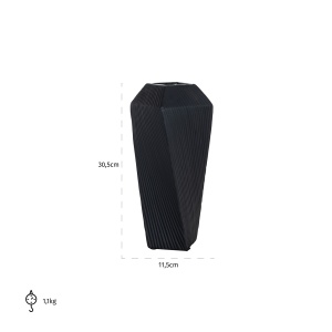Vaas Arturo groot (Black)