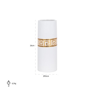 Vaas Alida groot (White)