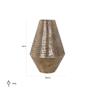 Vaas Danic groot (Gold)