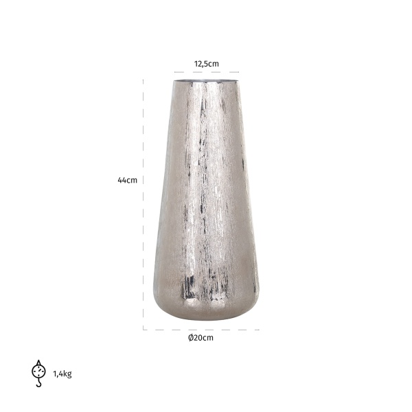Vaas Jelte groot (Silver)