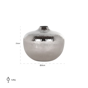Vaas Hanna klein zilver (Silver)
