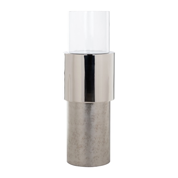 Windlicht Orvyn zilver klein (Silver)