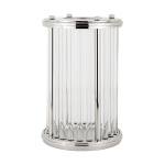 Windlicht Eaden zilver groot (Silver)