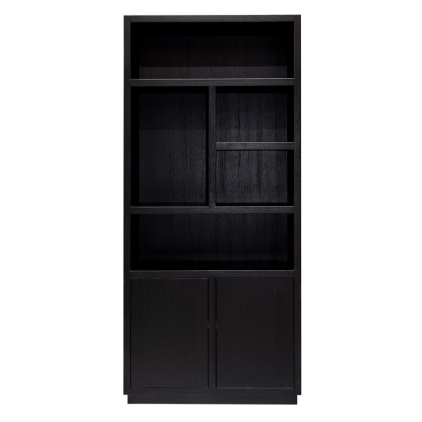 Boekenkast Oakura 2-deuren (Black)