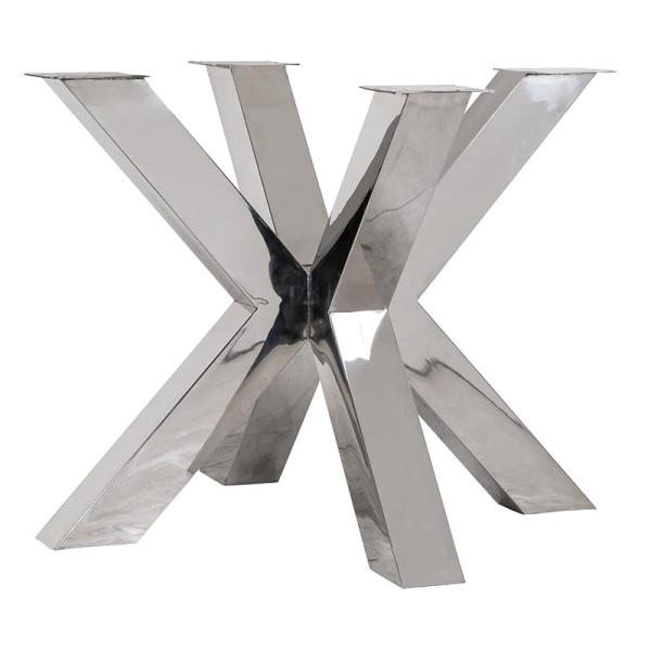 Eettafel poot X-leg Bodhi Silver