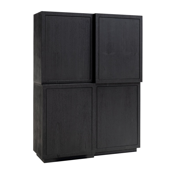 Wandkast Tetrad 4-deuren (Black)