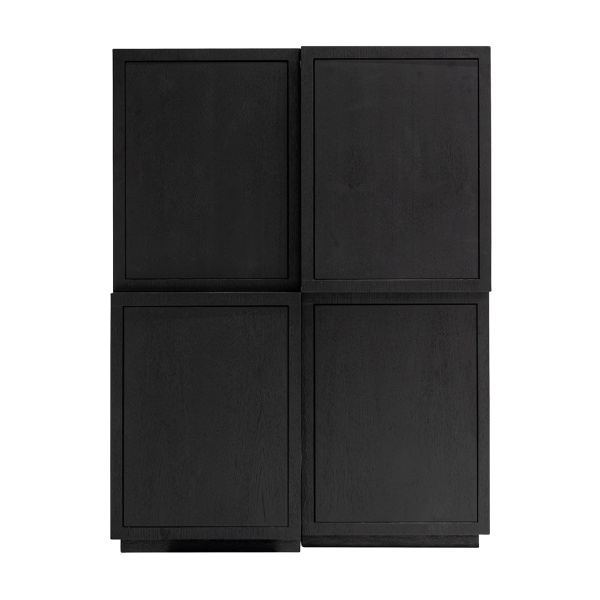 Wandkast Tetrad 4-deuren (Black)