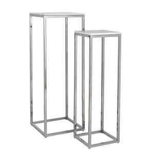 Pilaar Levanto set van 2 (Silver)