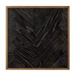 Bijzettafel Blackbone Brass 50x50 (Black rustic)