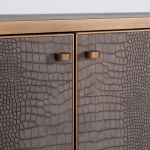 TV-dressoir Classio 4-deuren (Brushed Gold)