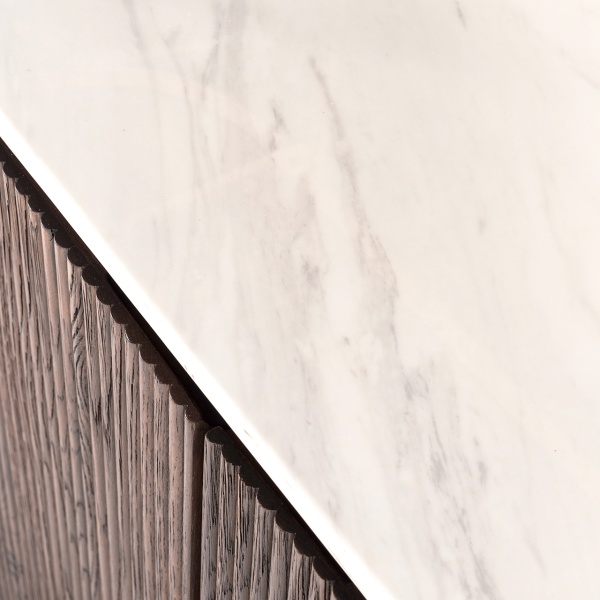 Wandkast Barkley 2-deuren 3-planken (Brushed Gold)