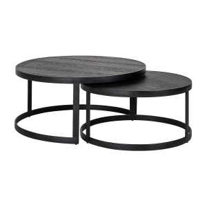 Salontafel Baccarat set van 2 (Dark coffee)