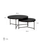 Salontafel Ventana set van 2