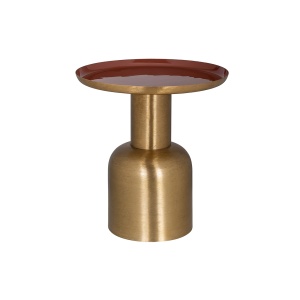 End table Inaya 41Ø (Brushed Gold)