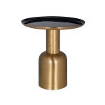 End table Xara 50Ø (Brushed Gold)