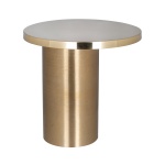 End table Naya 50Ø (Brushed Gold)