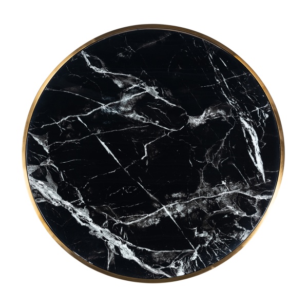 Salontafel Cossai 80Ø (Gold)