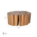 Salontafel Tree set van 3 (Brushed Gold)