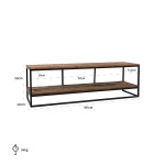 TV-dressoir Raffles 1-plank