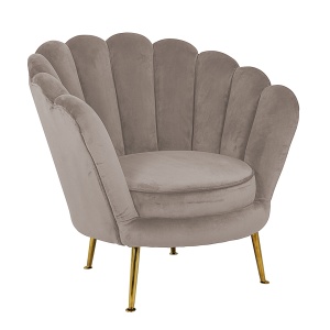 Fauteuil Perla Khaki Velvet (Quartz Khaki 903)