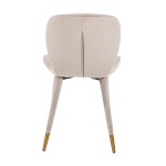 Stoel Sara khaki velvet fire retardant (FR-Quartz 903 Khaki)