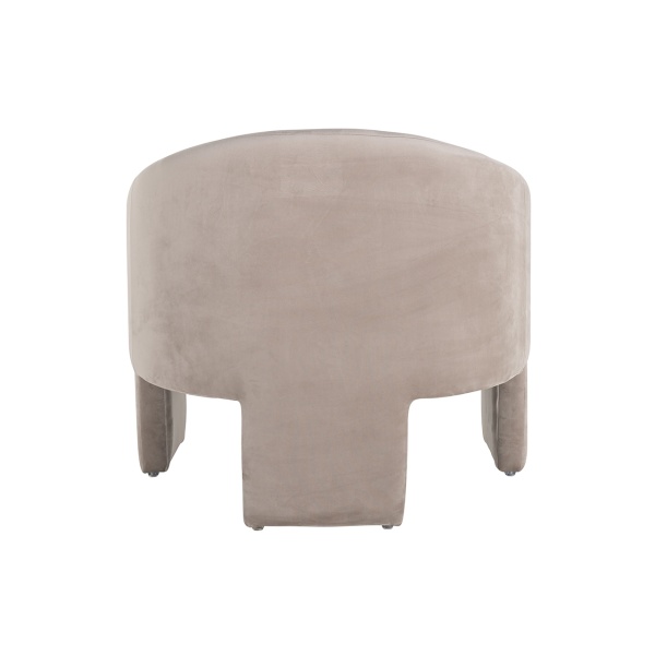 Fauteuil Charmaine khaki velvet (Quartz Khaki 903)