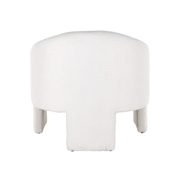 Fauteuil Charmaine white furry (Himalaya 900 white furry)