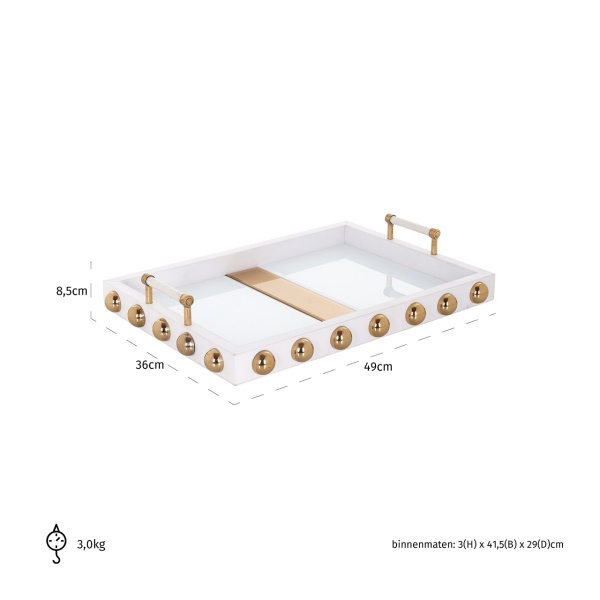 Dienblad Lisa (White)
