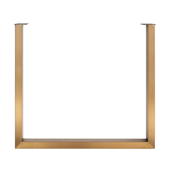 Eettafelpoten set U-poot brushed gold (Brushed Gold)