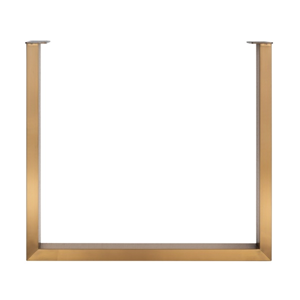 Eettafelpoten set U-poot brushed gold (Brushed Gold)