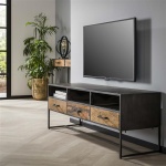 TV-meubel 3L blend / Robuust hardhout