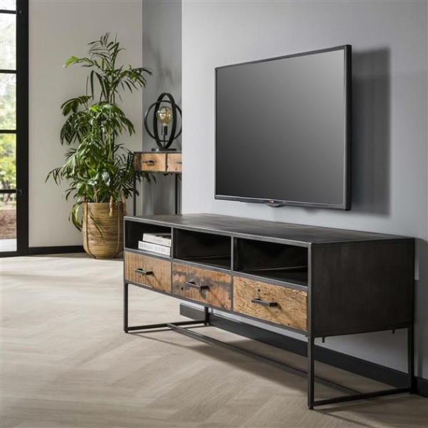TV-meubel 3L blend / Robuust hardhout