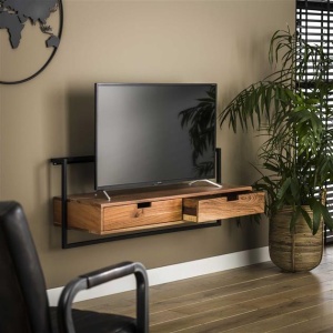 TV-meubel air solid / Massief acacia naturel