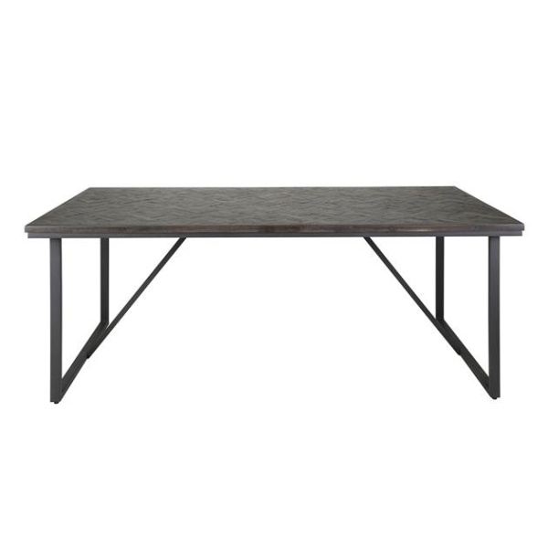 Eetkamertafel 200 Teca vine / Teakhout brownwash