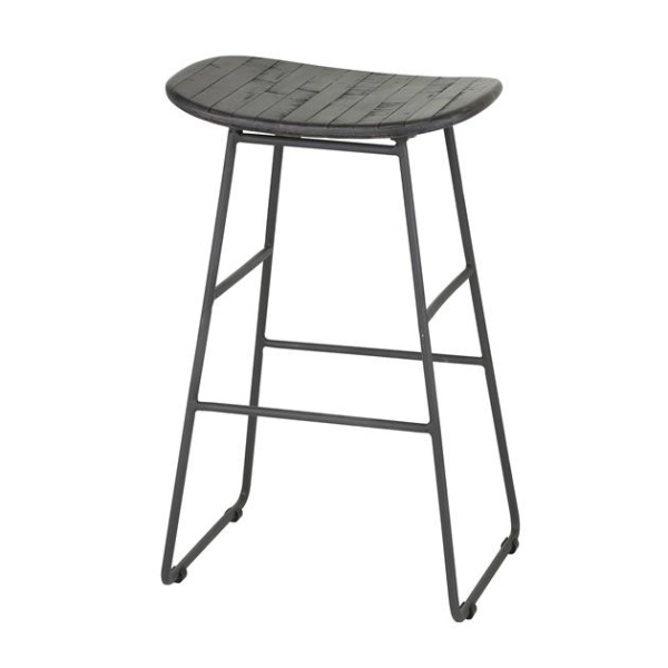 Barstoel Teca vine / Teakhout brownwash