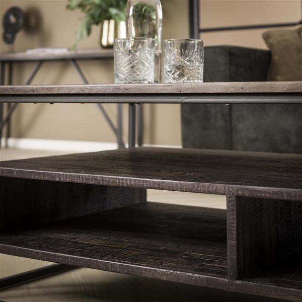 Salontafel rechthoek Teca vine / Teakhout brownwash