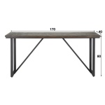 Console 170 Teca vine / Teakhout brownwash
