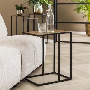Laptoptafel iron metallic / Brons antiek