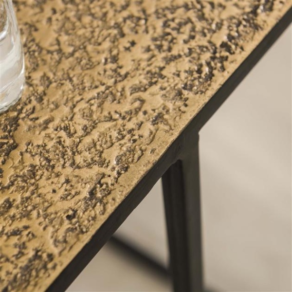 Laptoptafel iron metallic / Brons antiek