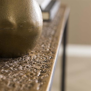 Haltafel iron metallic / Brons antiek