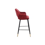 Barkruk Paris Velvet Rood